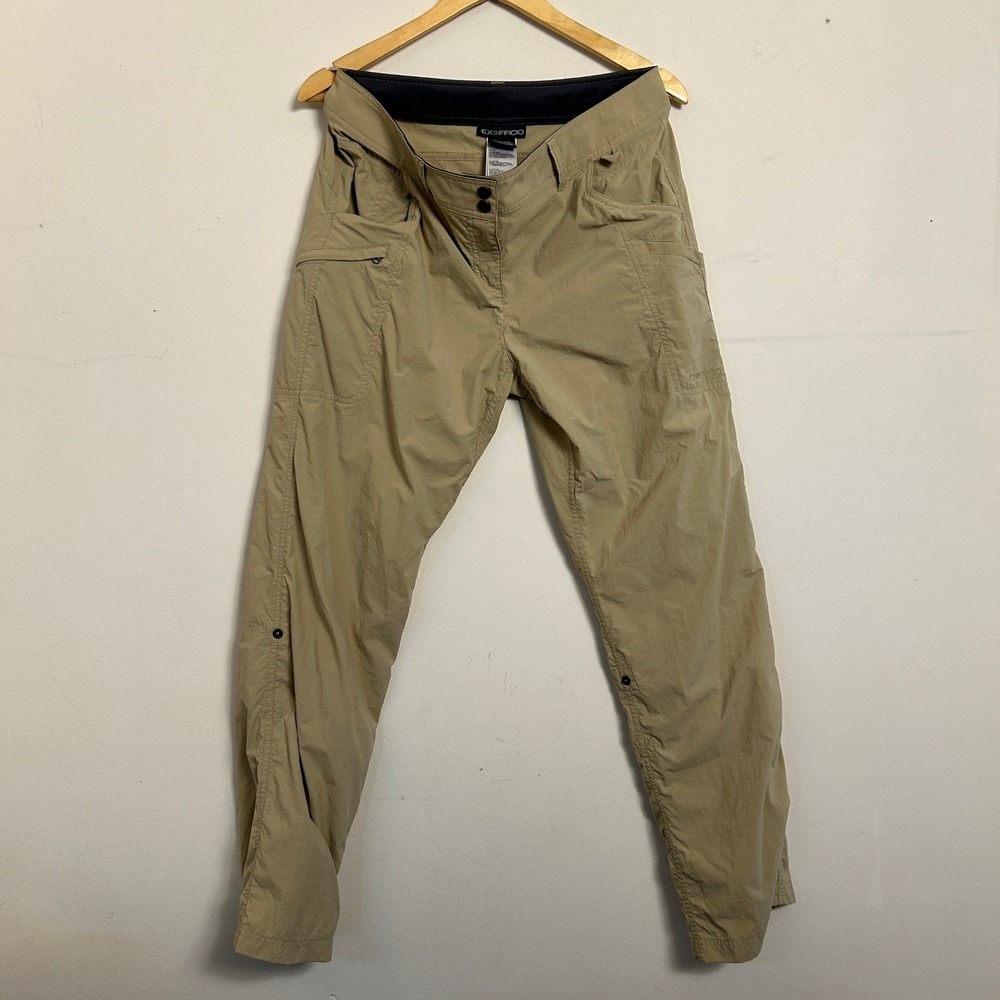 ExOfficio Sol Cool Hiking Pants Tan Khaki‎ Size 10